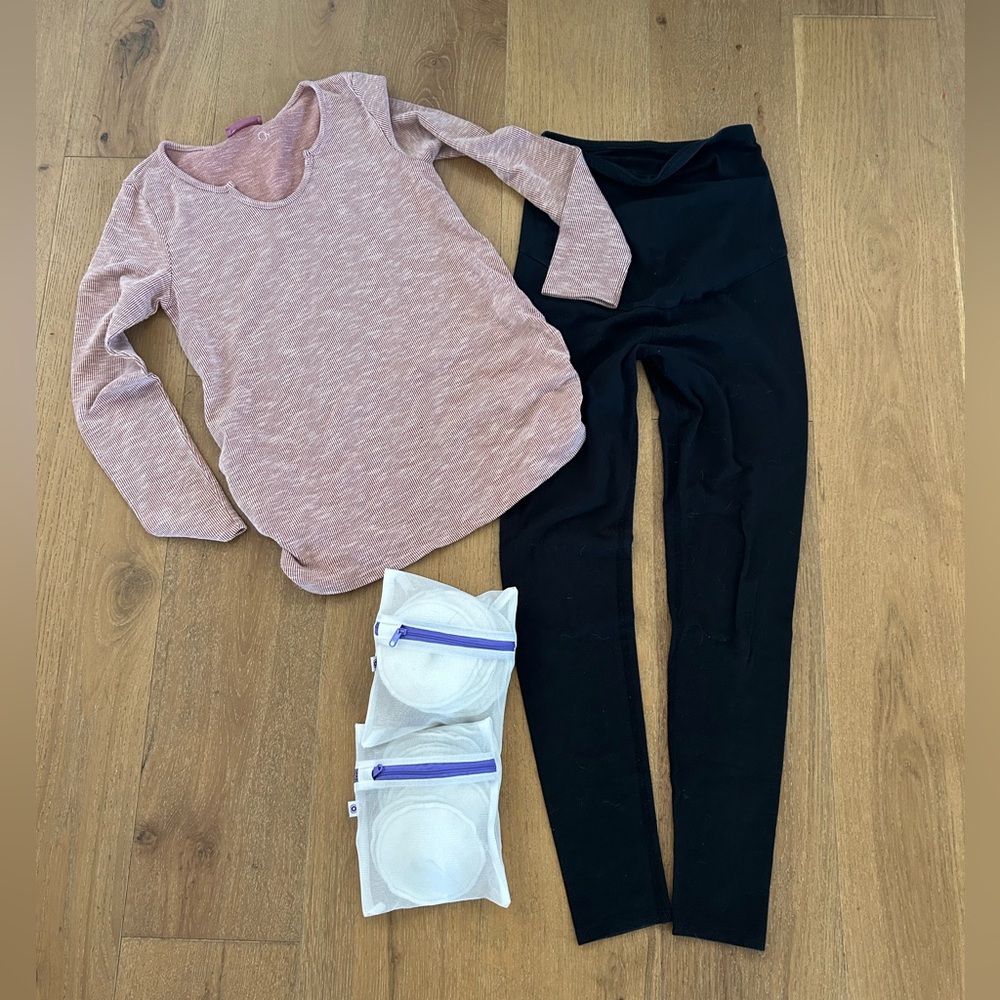 extra small and small maternity outfit